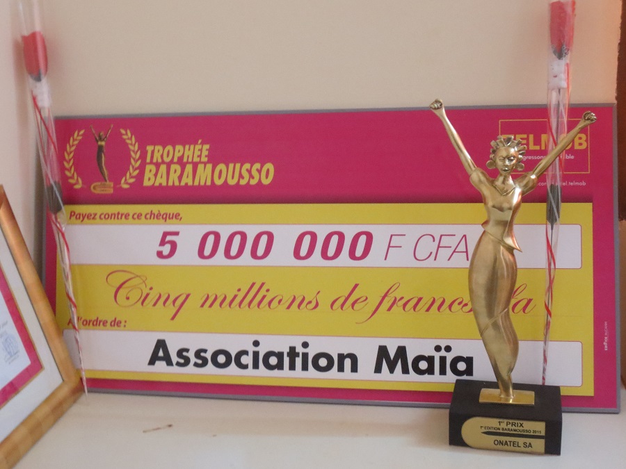 1er prix du concours Baramoussou de l'ONATEL S.A en 2015